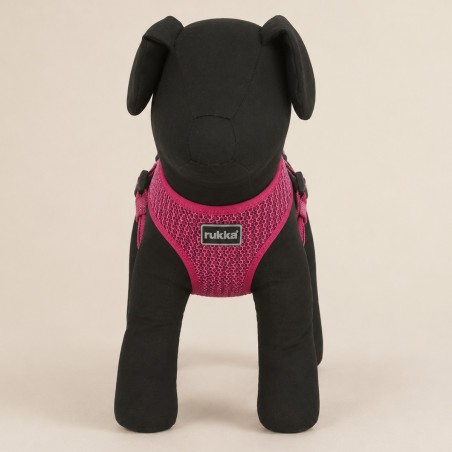 Arnès Rukka Comfort Air fúcsia transpirable | Smartdog