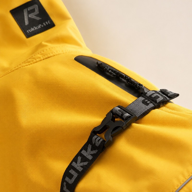 Chubasquero Rukka Hayton X amarillo ECO impermeable para perro