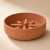 Comedero antivoracidad 51DN de silicona terracota