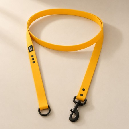 Correa Rukka Biodipro amarilla impermeable para perro