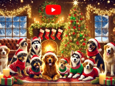 Nuevo villancico de navidad para perros!